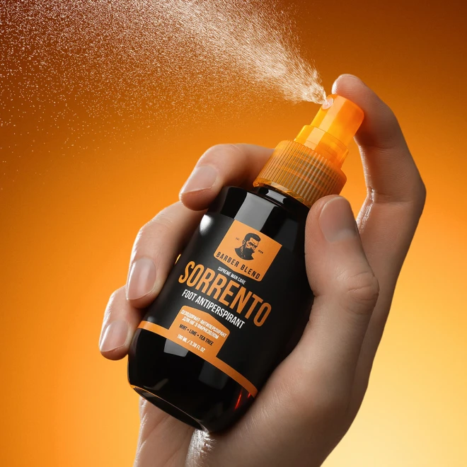 Дезодорант-антиперспірант для ніг Barber Blend Sorrento — свіжість та захист з фарнезолом