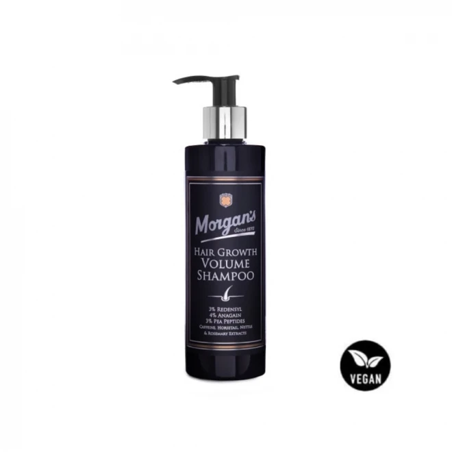 Шампунь для росту волосся Morgan's Hair Growth Volume Shampoo — зміцнення та об'єм