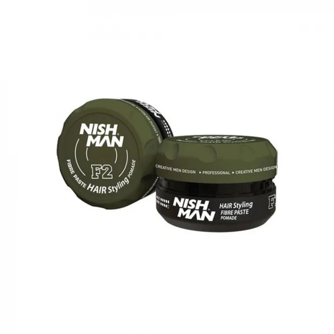 Матова волокниста паста Nishman Fibre Paste F2 — текстура та гнучкий контроль для зачіски