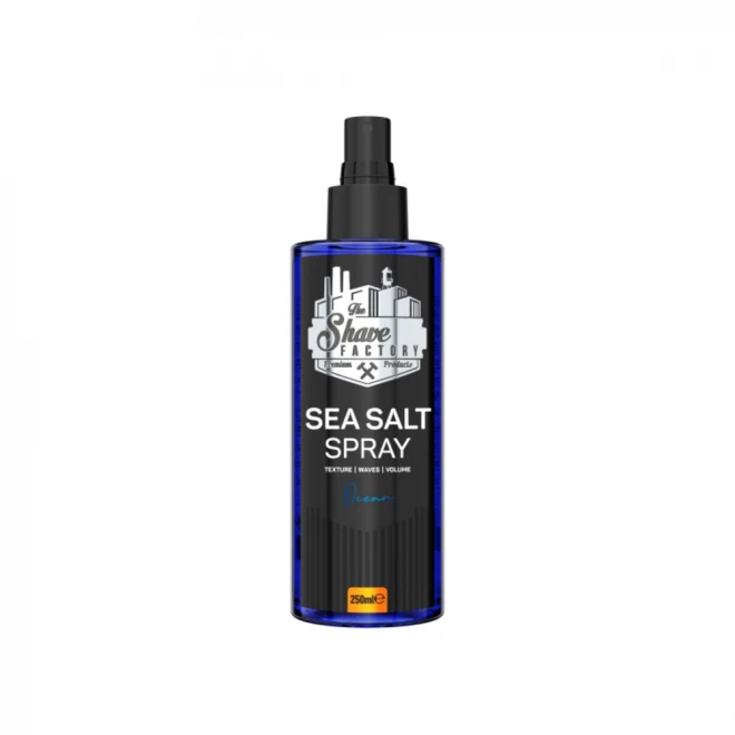 Соляний спрей The Shave Factory Sea Salt Spray — природна текстура та об'єм «серферського» волосся