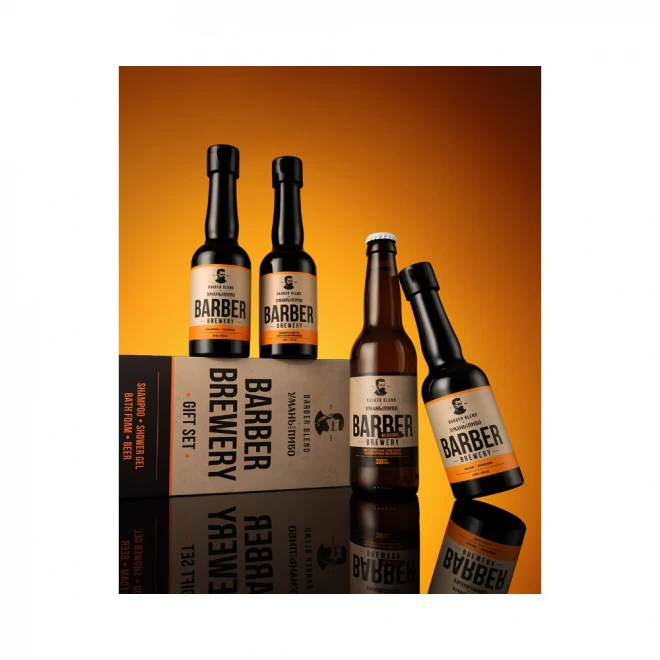 Подарунковий набір BARBER BREWERY Barber Blend x Уманьпиво — догляд та настрій в одному наборі
