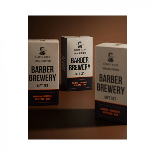 Подарунковий набір BARBER BREWERY Barber Blend x Уманьпиво — догляд та настрій в одному наборі