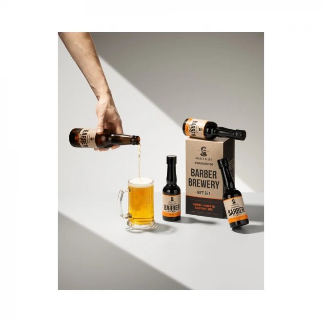 Подарунковий набір BARBER BREWERY Barber Blend x Уманьпиво — догляд та настрій в одному наборі