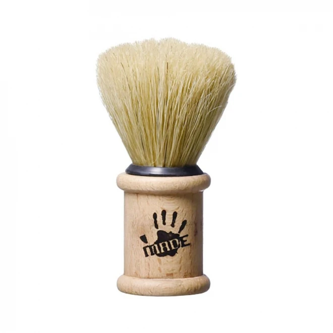 Помазок для гоління The Shave Factory Shaving Brush S — натуральна щетина кабана, ручка з бука