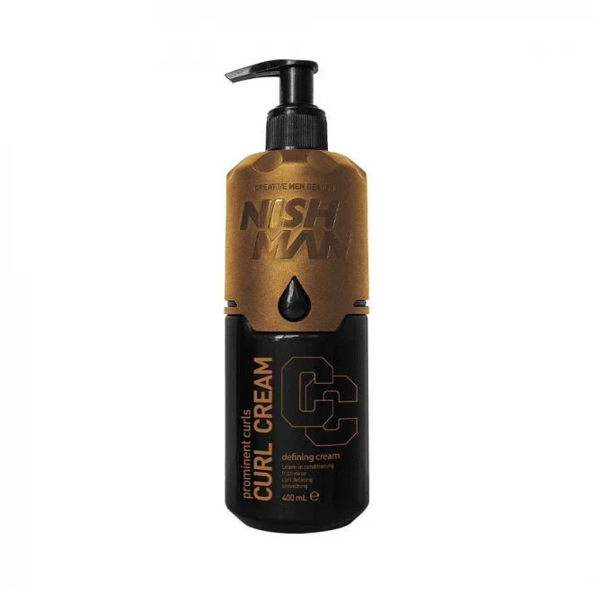 Крем для кучерявого волосся Nishman Curl Cream, 400 мл — контроль завитків та зволоження