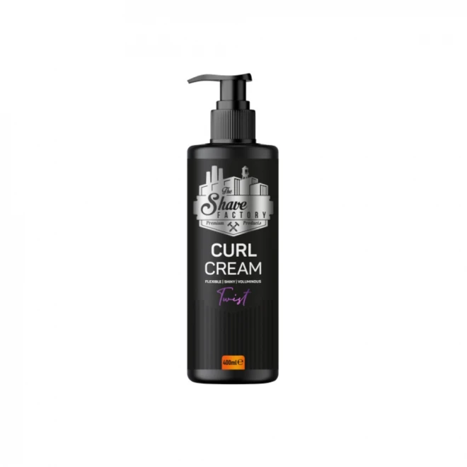 Крем для кучерявого волосся The Shave Factory Curl Cream Twist, 400 мл — визначення завитків без обтяження