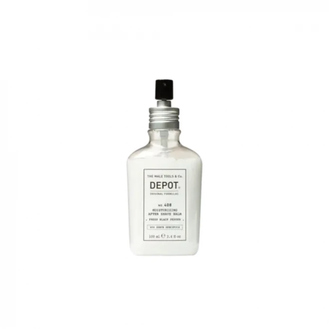 Бальзам після гоління DEPOT № 408 Fresh Black Pepper, 100 мл — зволоження та комфорт для чутливої шкіри