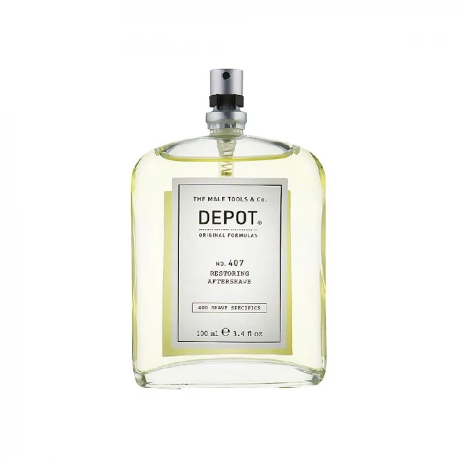 Лосьйон після гоління DEPOT № 407 Restoring After Shave Lotion, 100 мл — свіжість і відновлення шкіри