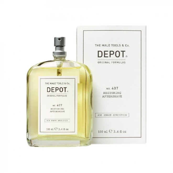 Лосьйон після гоління DEPOT № 407 Restoring After Shave Lotion, 100 мл — свіжість і відновлення шкіри