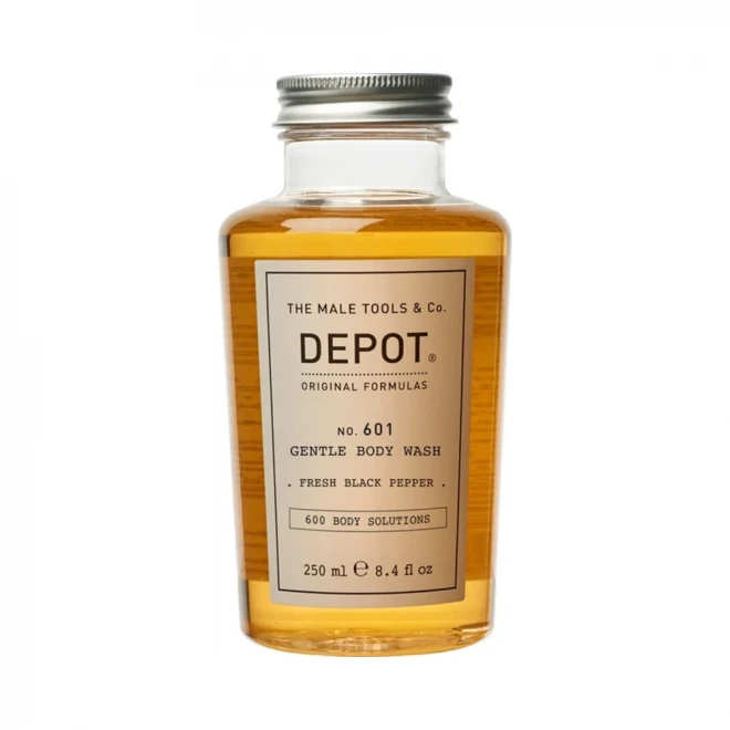 Гель для душу DEPOT № 601 Fresh Black Pepper, 250 мл — свіжий пряно-деревний аромат