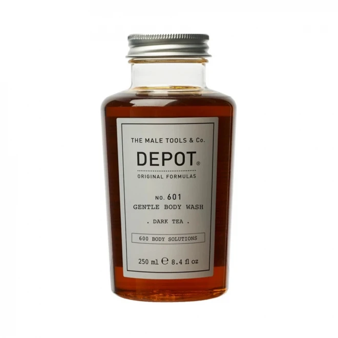 Гель для душу DEPOT № 601 Dark Tea, 250 мл — пряний ароматний деревний аромат