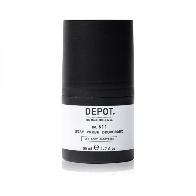 Кульковий дезодорант DEPOT № 611 Roll-On Deodorant, 50 мл — контроль потовиділення з натуральними оліями