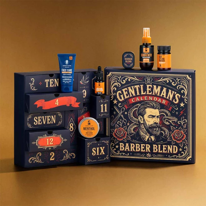 Адвент-календар для чоловіків Gentleman's Calendar від Barber Blend
