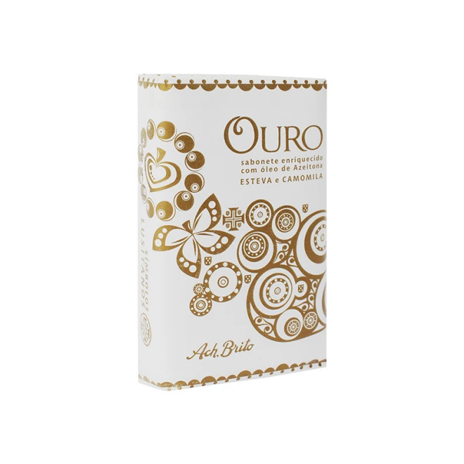 Мило Ach. Brito Lusitano Ouro Gum Rockrose & Chamomile Soap 75 г 