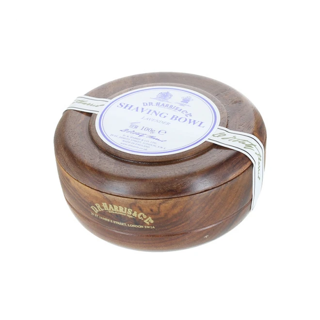 Мило Для Гоління В Дерев'яній Чаші D.R. Harris Mahogany / Lavender Wood Shave Bowl 100 г 