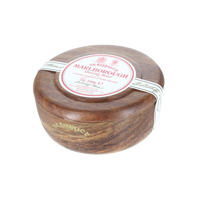 Мило Для Гоління В Дерев'яній Чаші D.R. Harris Mahogany / Marlborough Wood Shaving Bowl 100 г