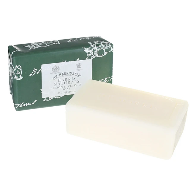 Мило Натуральне, Тверде D.R. Harris Lemon & Vetiver Naturals Soap 200 г
