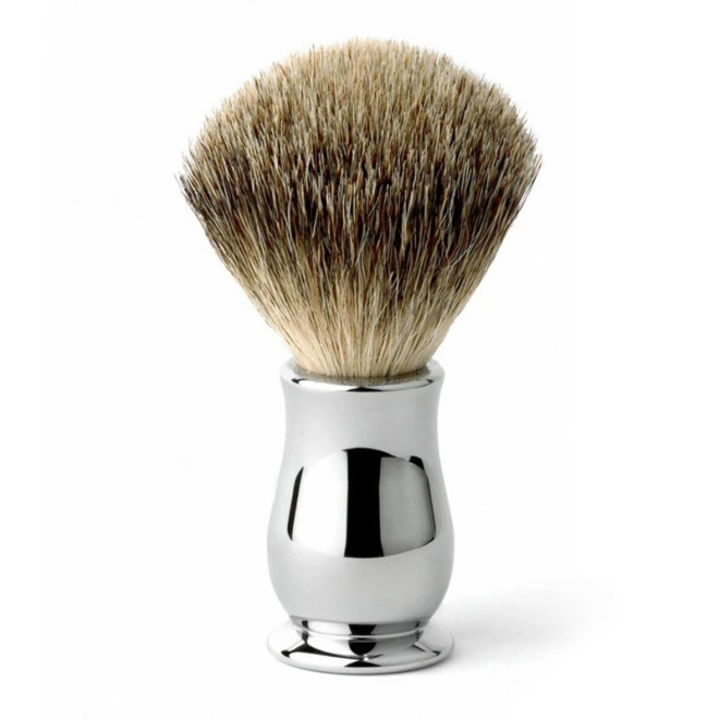 Помазок Для Гоління Edwin Jagger Csbbb Chatsworth Metal Collection Борсук