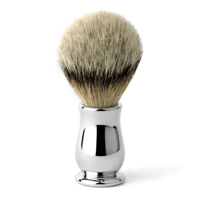 Помазок Для Гоління Edwin Jagger Csbsb The Chatsworth Metal Collection Борсук