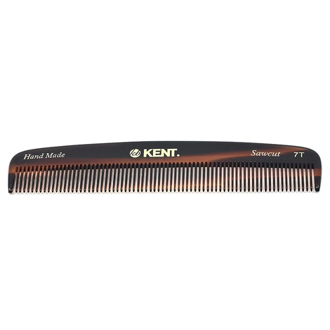 Гребінь Kent 7T 5 1/2" Hand-Made All Fine Teeth Pocket Comb