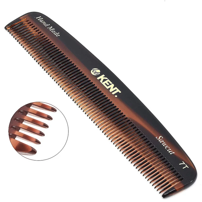 Гребінь Kent 7T 5 1/2" Hand-Made All Fine Teeth Pocket Comb