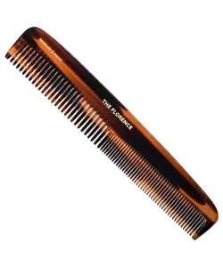 Гребень Kent 9T 7 1/2" Handmade Comb Coarse / Fine Toothed