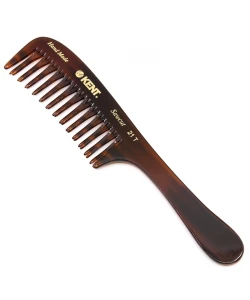 Гребень Kent A 21T Hand Made Curved Double-Row Detangling Comb, 7.5 Inch, 1 Ounce