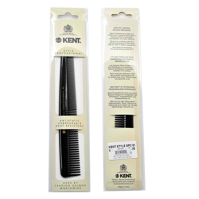 Гребінь Kent Professional 81 Cutting Comb 184 MM 