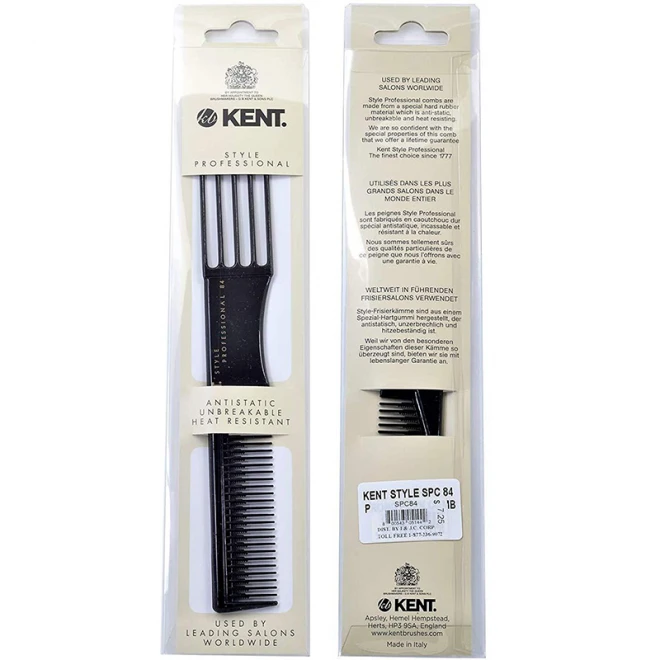Гребінь Kent Professional 84 Styling Comb 190 мм