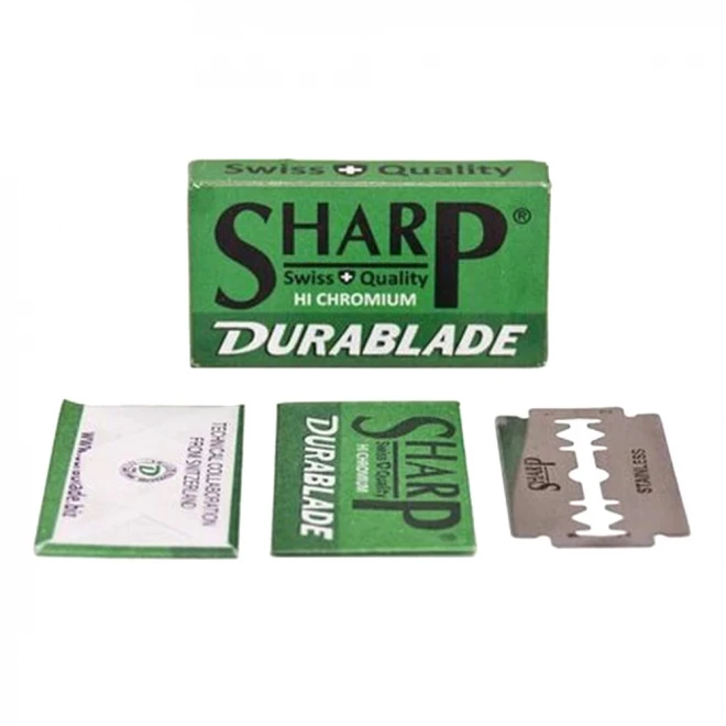 Леза Sharp Hi Chromium Double Edge 10 шт