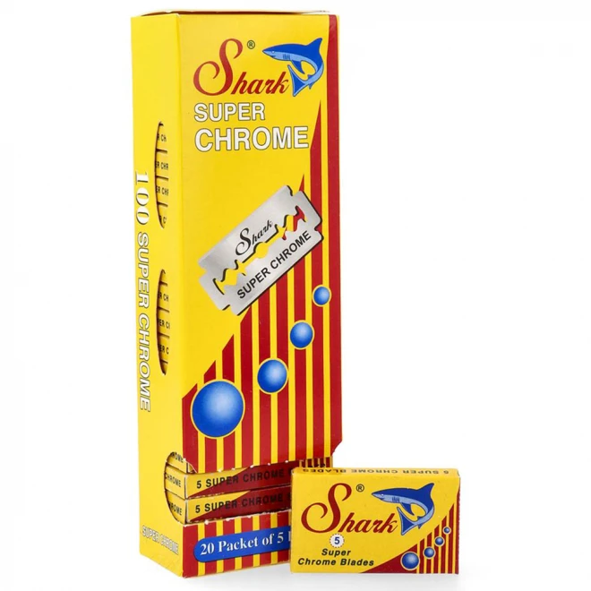 Леза Shark Super Chrome 100шт