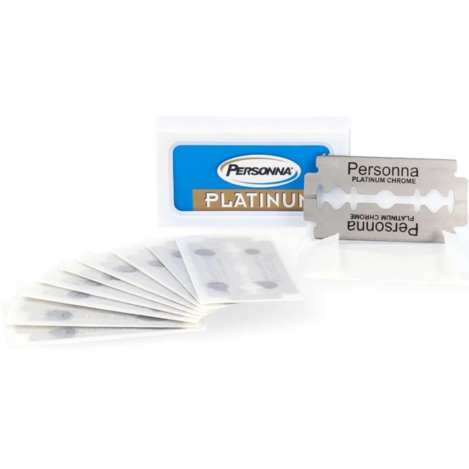 Леза Personna Platinum Double Edge Razor Blades 10 Шт