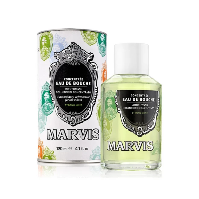 Ополіскувач для ротової порожнини Marvis Eau De Bouche Strong Mint 120 мл 