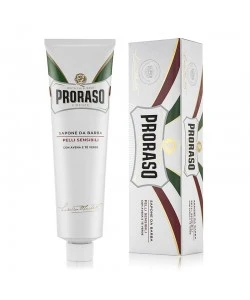 Крем Для Бритья Proraso White (New Version) Shaving Cream Tube Sensitive Green Tea 150 мл