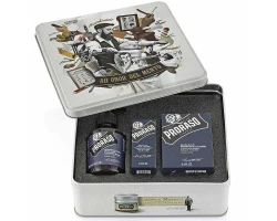 Набір Для Бороди Proraso Metal Box Beard Care Azur Lime Gift Set