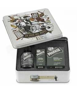 Набор Для Бороды Proraso Metal Box Beard Care Cypress & Vetyver Gift Set