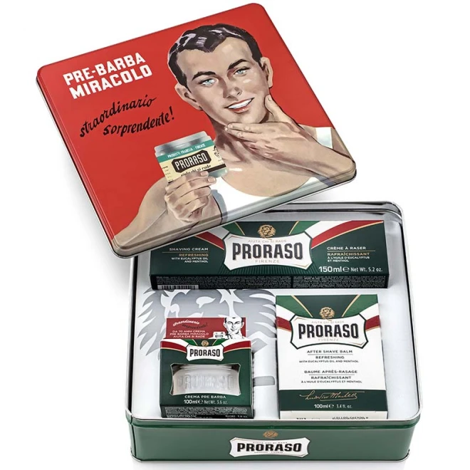 Набір Для Гоління Proraso Green Proraso Vintage Selection Gino Gift Set