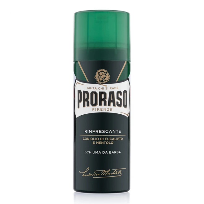 Пена Для Бритья Proraso Green (New Version) Shaving Foam Refresh Eucalyptus 300 мл