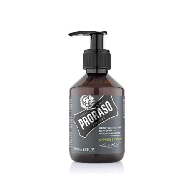 Шампунь Для Бороди Proraso Cypress & Vetyver Beard Shampoo 200 мл
