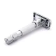 Станок Для Гоління Rockwell Model-T2 White Chrome Adjustable Double Edge Safety Razor