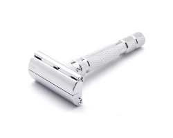 Станок Для Гоління Rockwell Model-T2 White Chrome Adjustable Double Edge Safety Razor