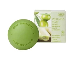 Мило для душу та ванни Speick Wellness Soap Olive & Lemongrass з екстрактом оливки та лимонної трави 200 г