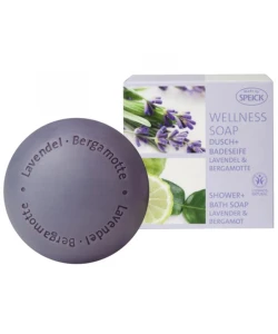 Мыло для душа и ванны Speick Wellness Soap Sea Lavender & Bergamot с экстрактом лаванды и бергамота 200 г