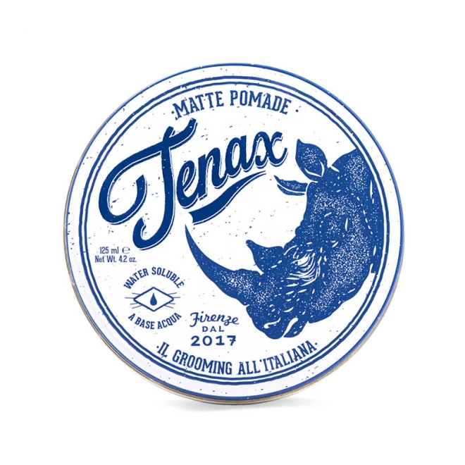 Матова моделююча помада на водяній основі Tenax Hair Matte Pomade Strong Hold 125 мл