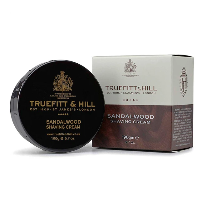 Крем Для Гоління Truefitt & Hill Sandalwood Shaving Cream 190 г