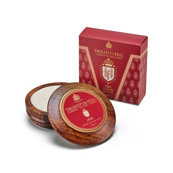 Мило Для Гоління Truefitt & Hill 1805 Luxury Shaving Soap В Дерев'яній Чаші 99 Г