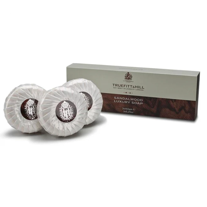 Набір мила Truefitt & Hill Sandalwood Triple Soap 450 г