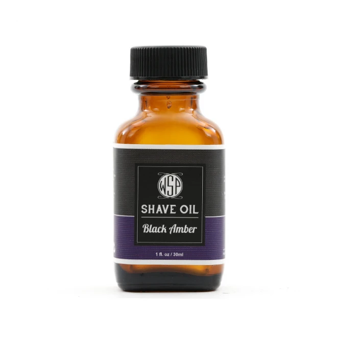 Олія До і Після Гоління WSP Pre & Post Shave Oil Black Amber Vanille 30 мл