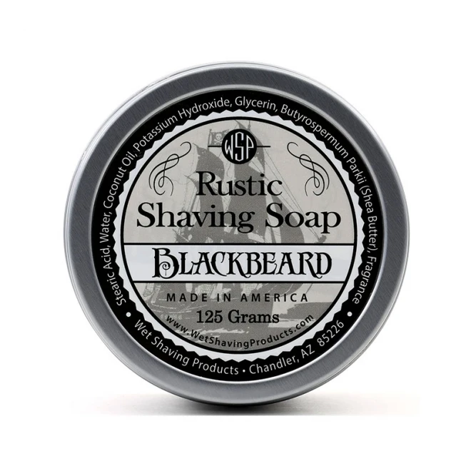 Мило Для Гоління Wsp Rustic Shaving Soap Black Beard 125 г