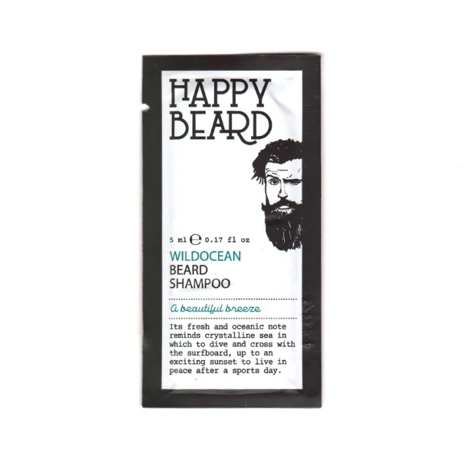 Тестер шампуню для бороди Happy Beard Wildocean Beard Shampoo 5 мл